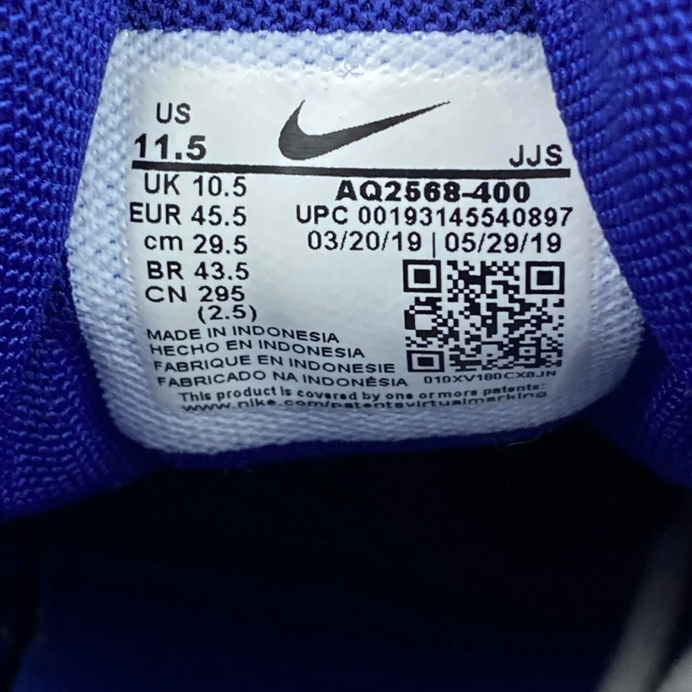Nike Air Max 200 Pacific Blue White Shoes AQ2568-400 Men’s Sneaker Size 11.5